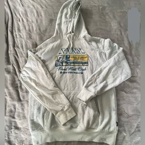 Vans men’s M white pool hoodie